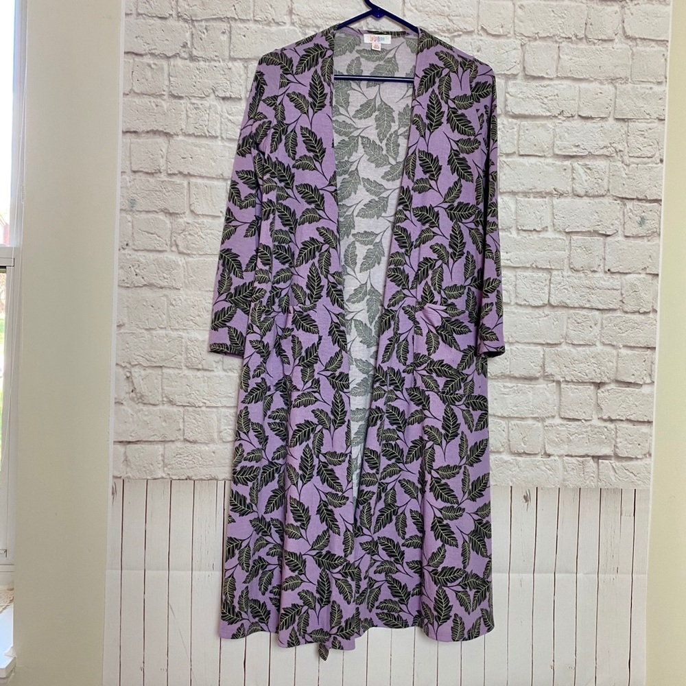 Long duster cardigan